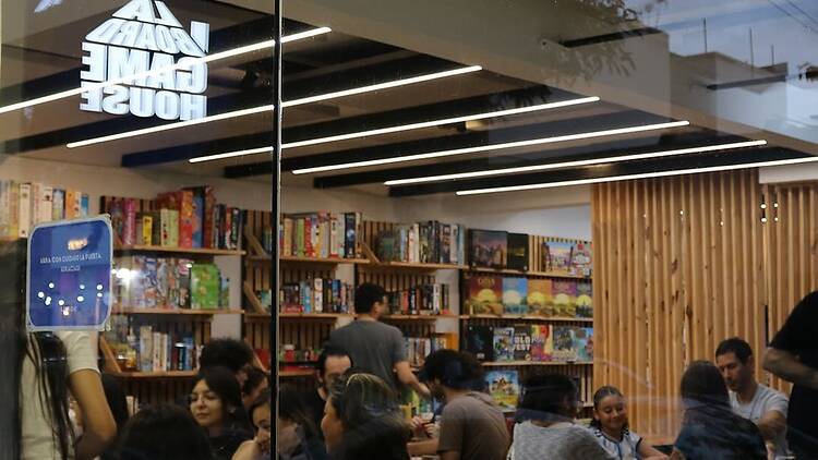 Coffee and games at La Board Game House Coffee and games at La Board Game House