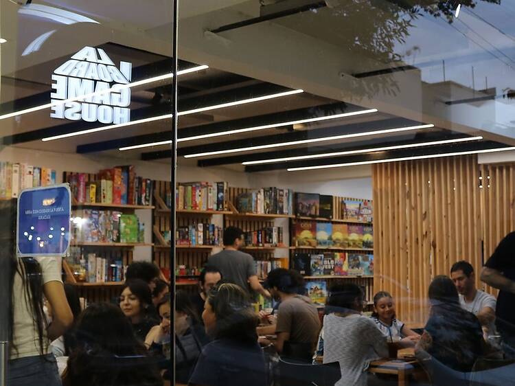 Coffee and games at La Board Game House Coffee and games at La Board Game House