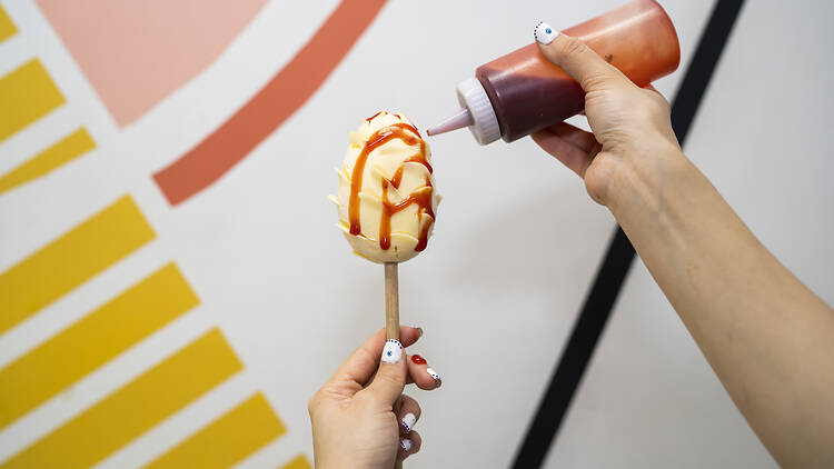 Paleta de mango en Sempre Gelato