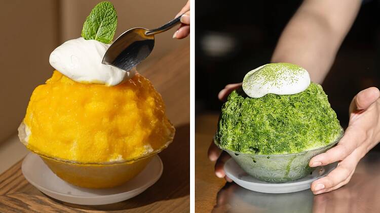 Kakigori de mango en Tonchin