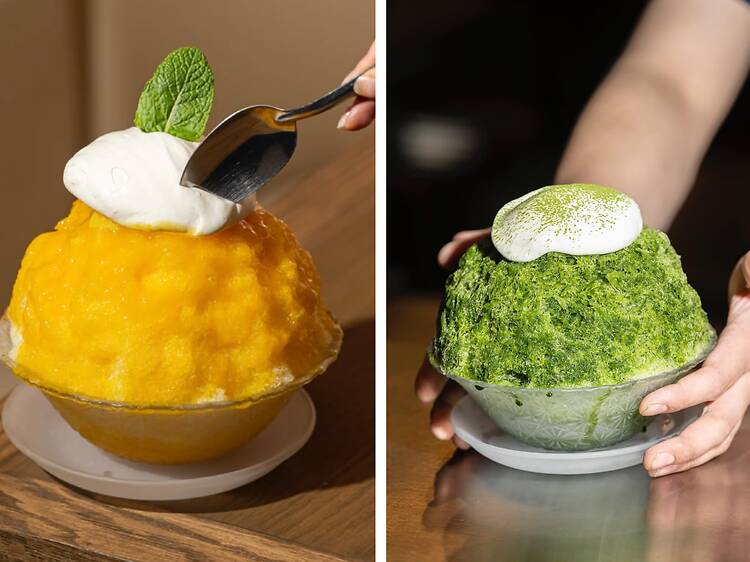 Kakigori de mango en Tonchin