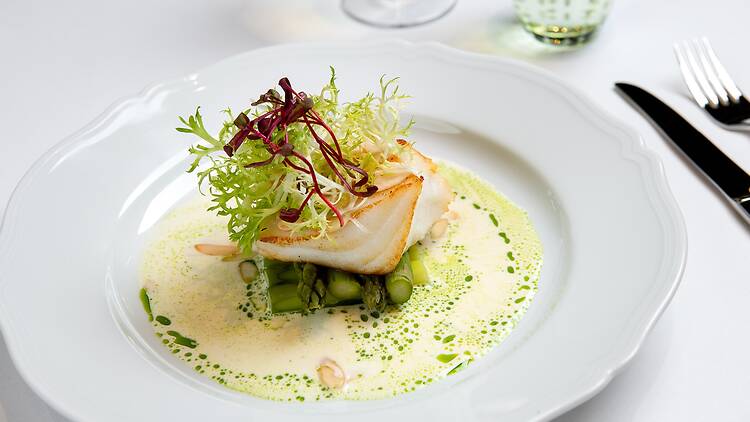 Chilean sea bass from Il Mulino New York at Acqualina 