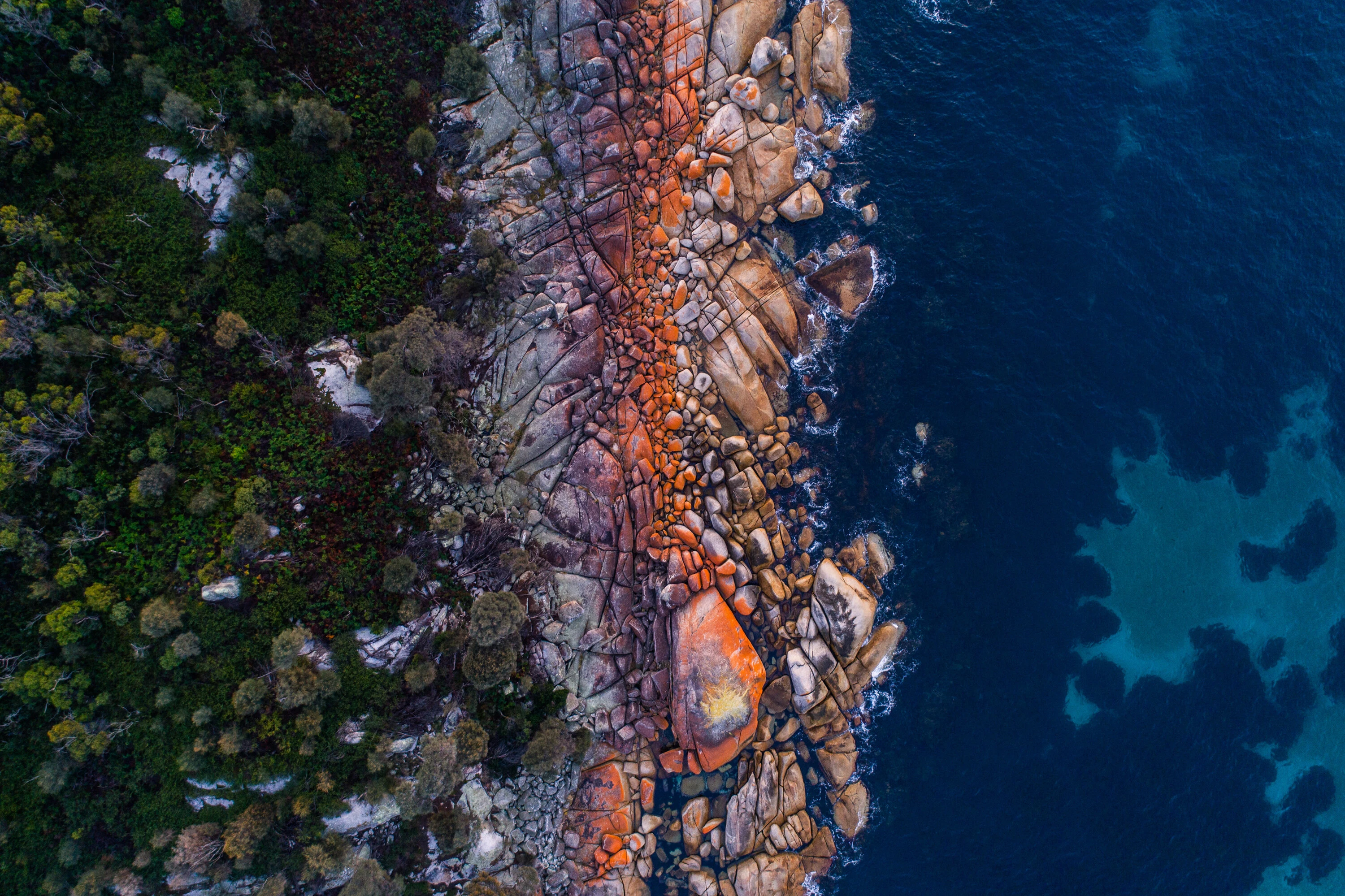 Aerial of Bay of Fires