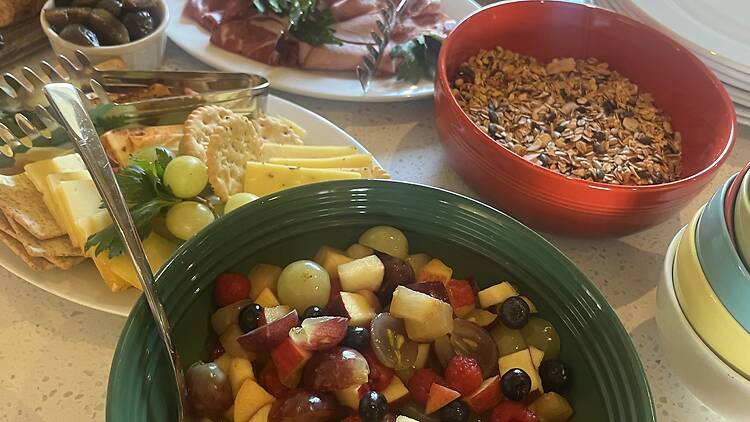 Breakfast at De Hoop Villa.