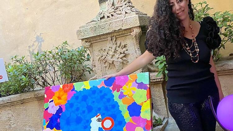 Colour and code at Alliance Française with Houda Bakkali