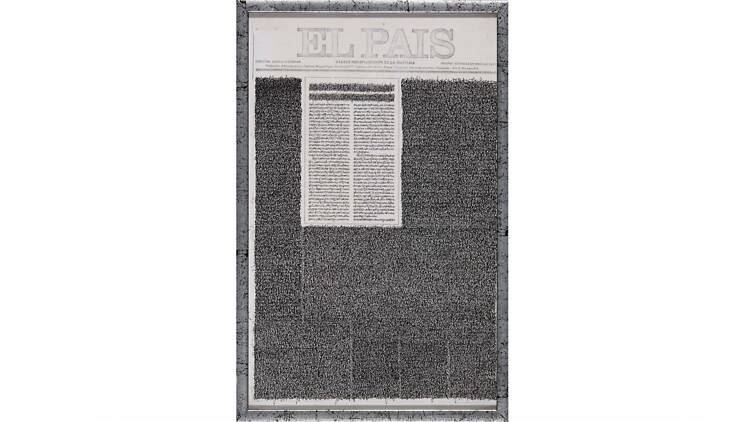 Concha Jerez. 'Seguimiento de una noticia', 1977. Sala 1 Concha Jerez. 'Seguimiento de una noticia', 1977. Sala 1