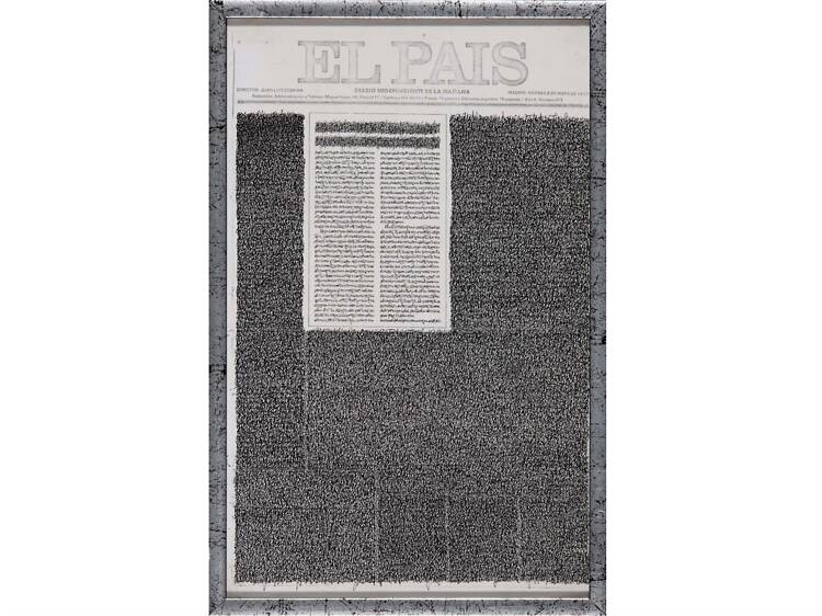 Concha Jerez. 'Seguimiento de una noticia', 1977. Sala 1 Concha Jerez. 'Seguimiento de una noticia', 1977. Sala 1