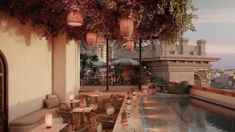 Azotea de Nômade Temple Madrid