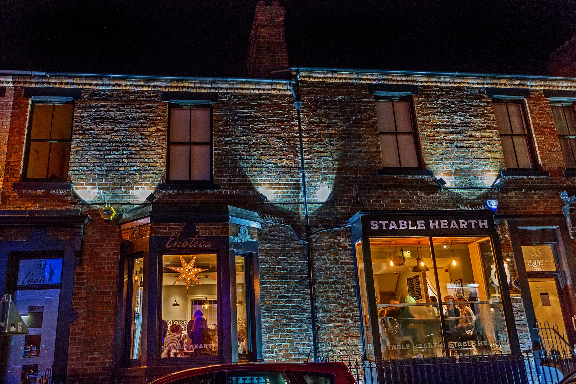 Exterior of Stable Hearth Pizzeria in Darlington
