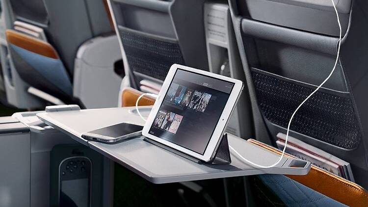 SIA power bank charging singapore airlines