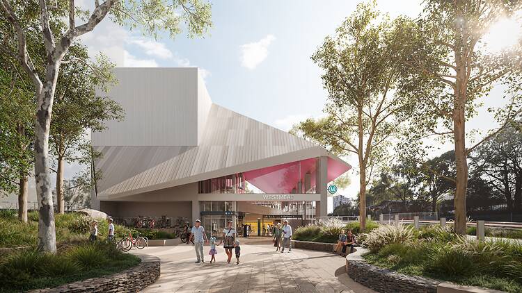 metro station render