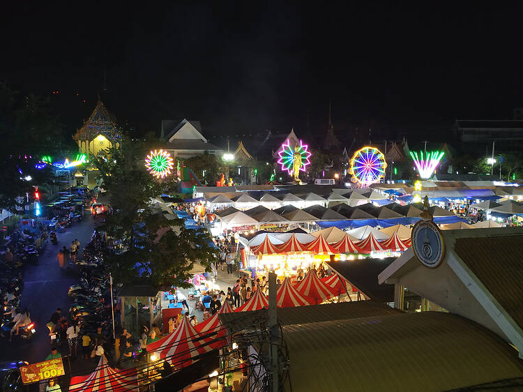 Bangkok's biggest temple fair returns for a 10-day Songkran celebration