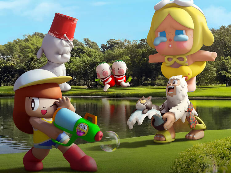 Lumphini Park gets a giant character art takeover this Songkran