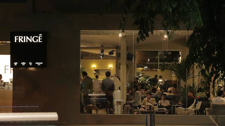 Party with coffee in hand at Fringe’s Coffee Rave