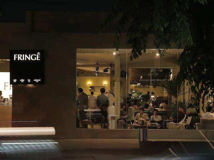 Party with coffee in hand at Fringe’s Coffee Rave