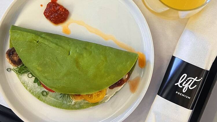 Lift airline in-flight meal