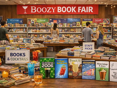 A boozy book fair is coming to Boston this summer