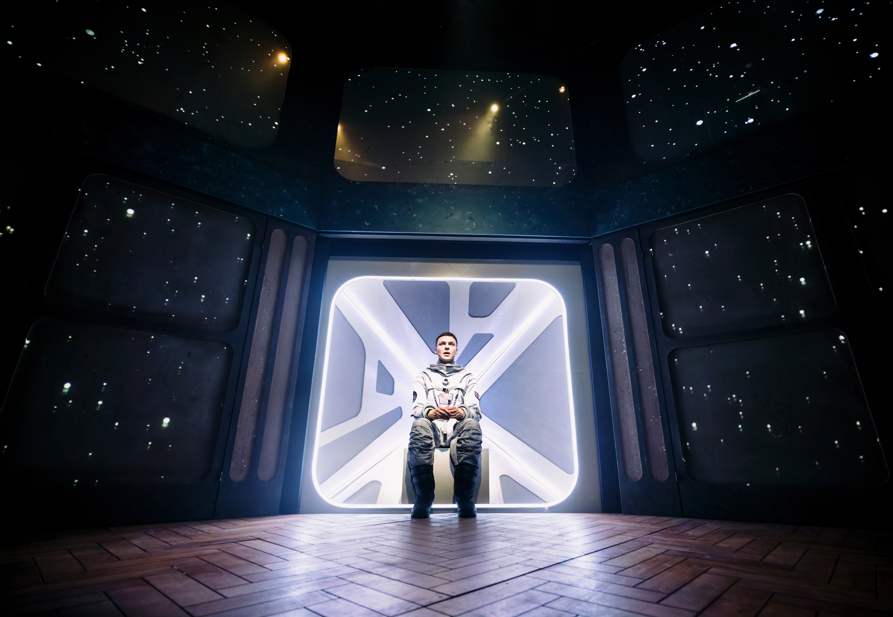 Flyby, Southwark Playhouse Borough review: This eccentric new musical about an astronaut drifting through space is too scrappy to achieve lift off