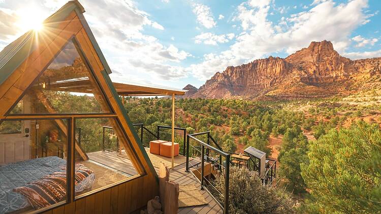 Zion A-Frame Airbnb in Hildale, Utah Zion A-Frame Airbnb in Hildale, Utah