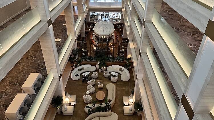 Regent Santa Monica Beach lobby