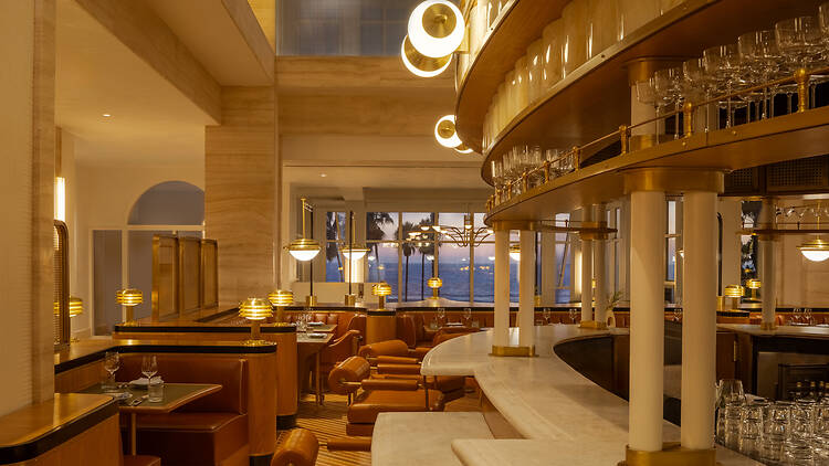 The bar at Orla Santa Monica