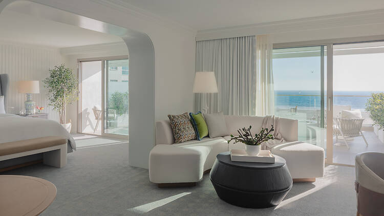 Regent Santa Monica Beach king room with ocean view