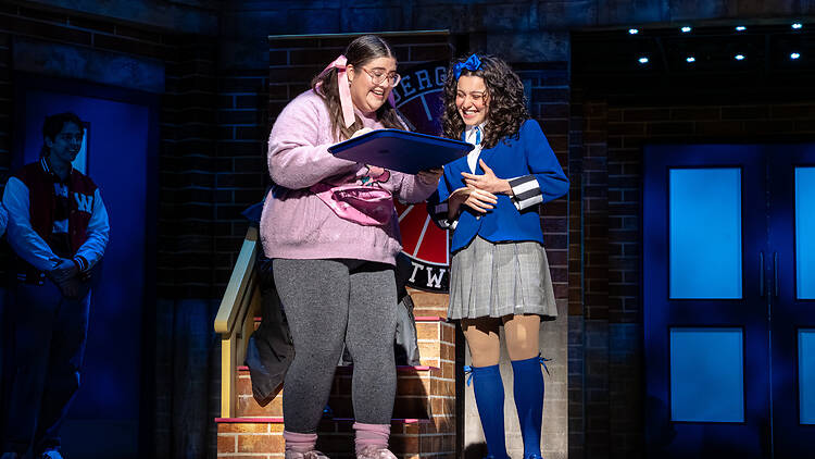 Mel O'Brien and Emma Caporaso in 'Heathers the Musical'.