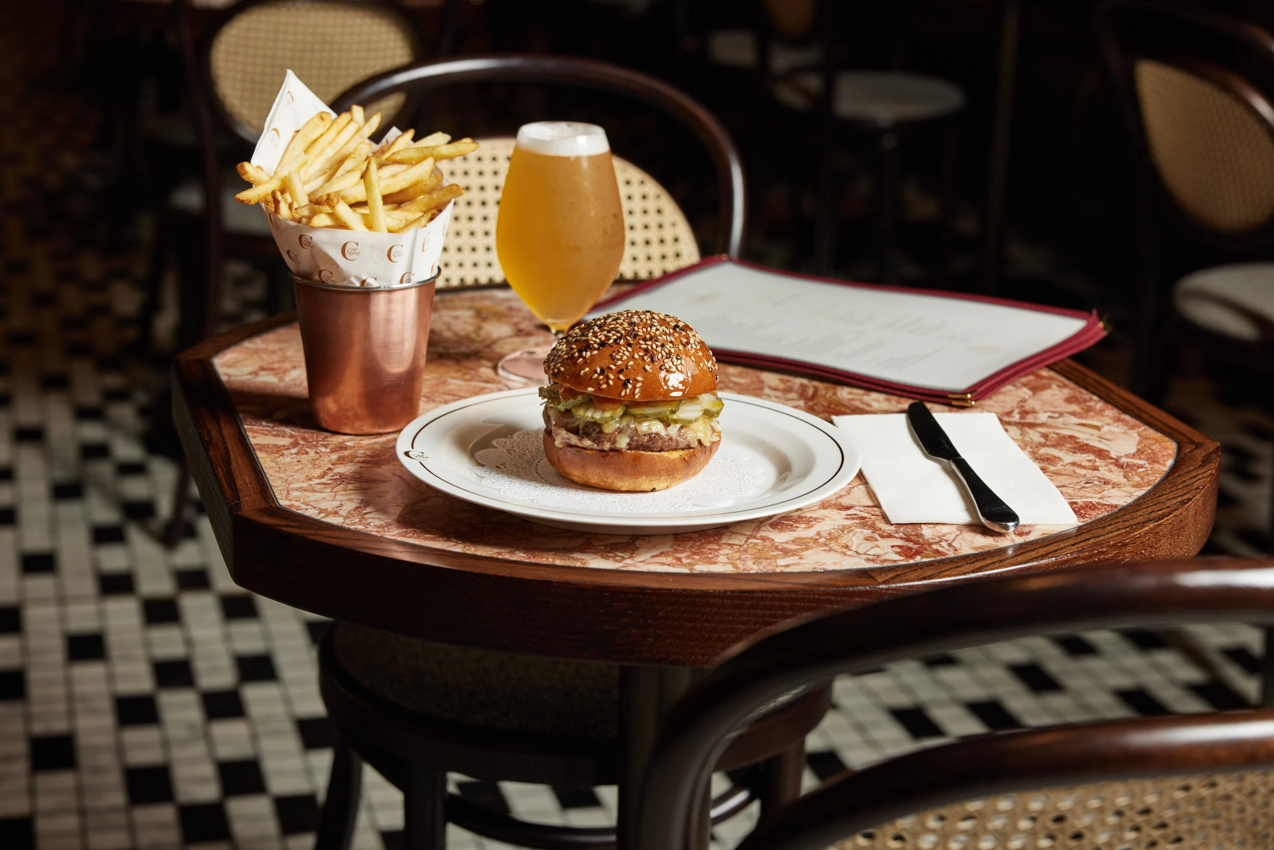 Burger at The Charles