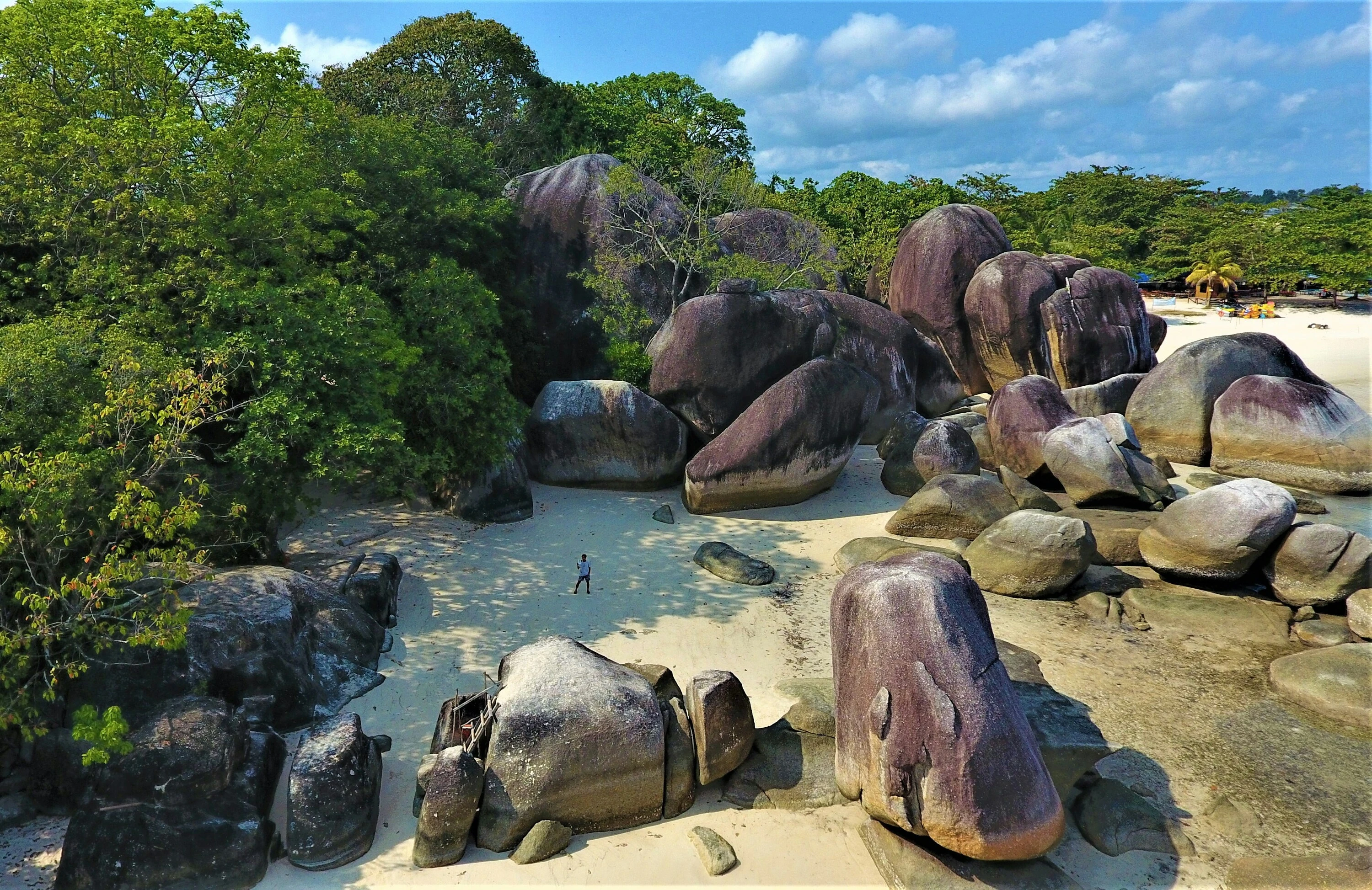 Boulders on beach
