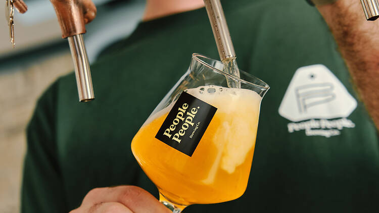 Enjoy freshly brewed beer at People People Brewing Co. Enjoy freshly brewed beer at People People Brewing Co.