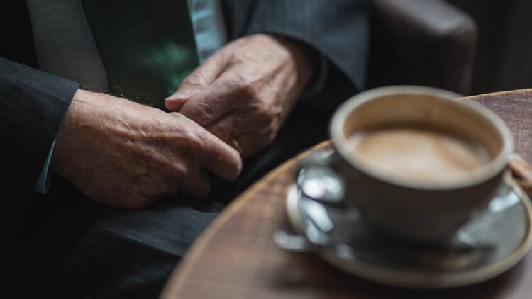 Old person cafe Old person cafe