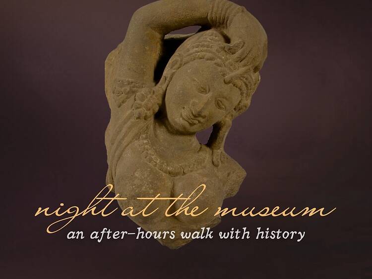 A walk at night through National Museum