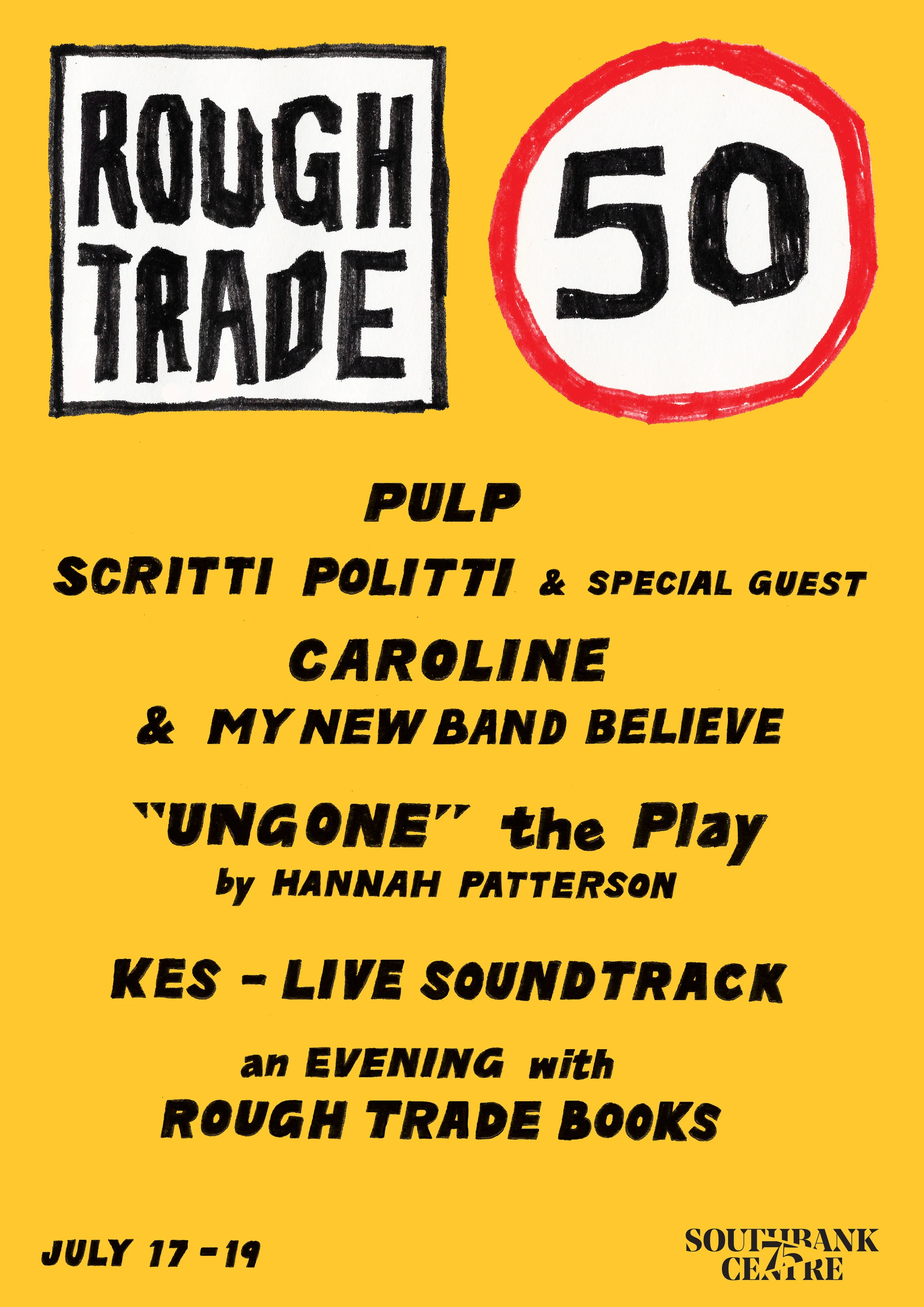 The line-up poster 