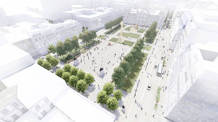 Glasgow city council plans for George Square
