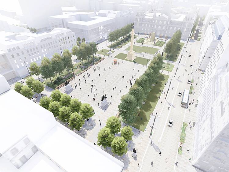 One of the UK's most famous historic city squares will finally reopen in September after a £20 million glow-up