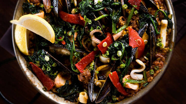 A plate of paella by España 