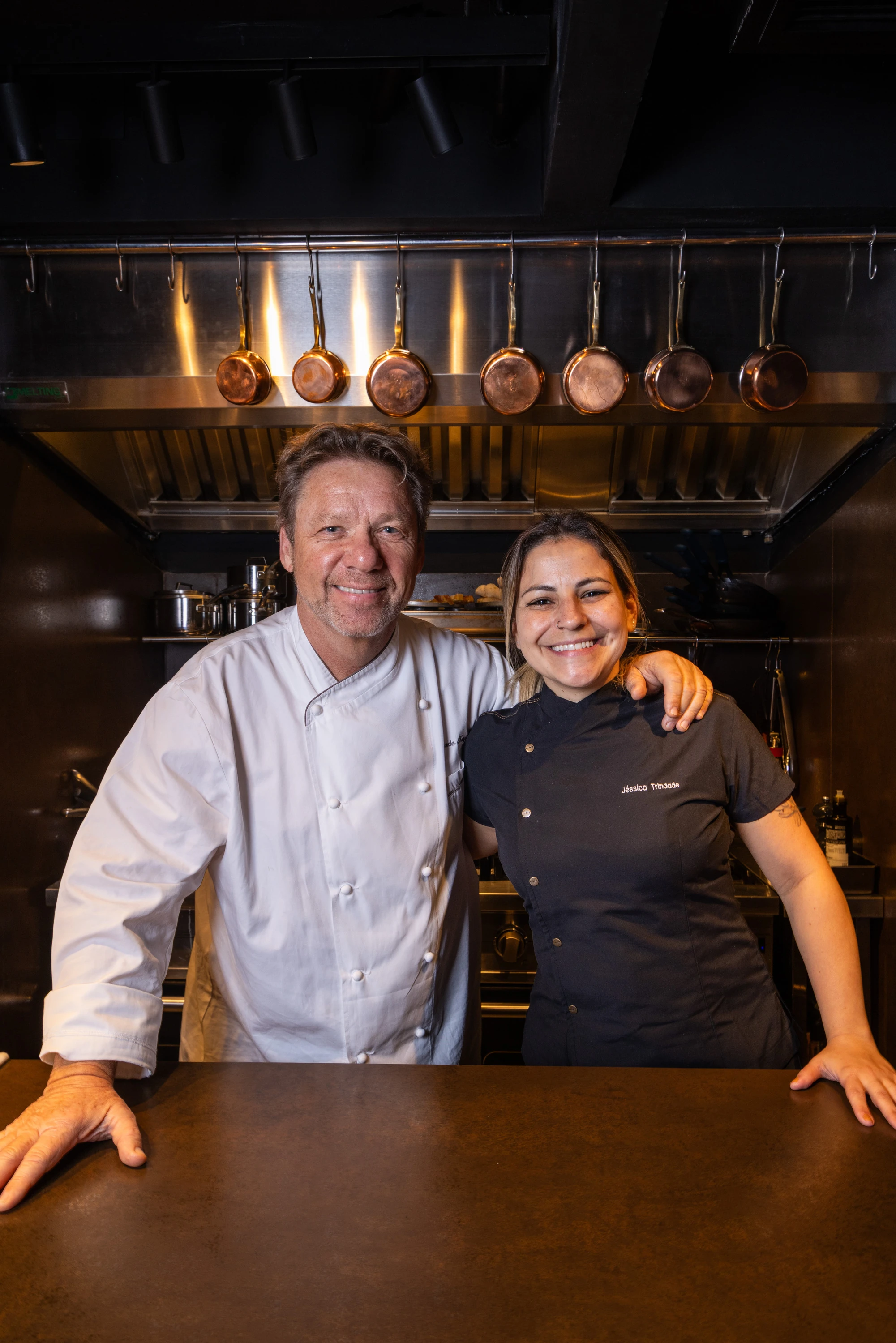 J&eacute;ssica e Claude, a dupla Uma Estrela Michelin pelo Madame Olympe