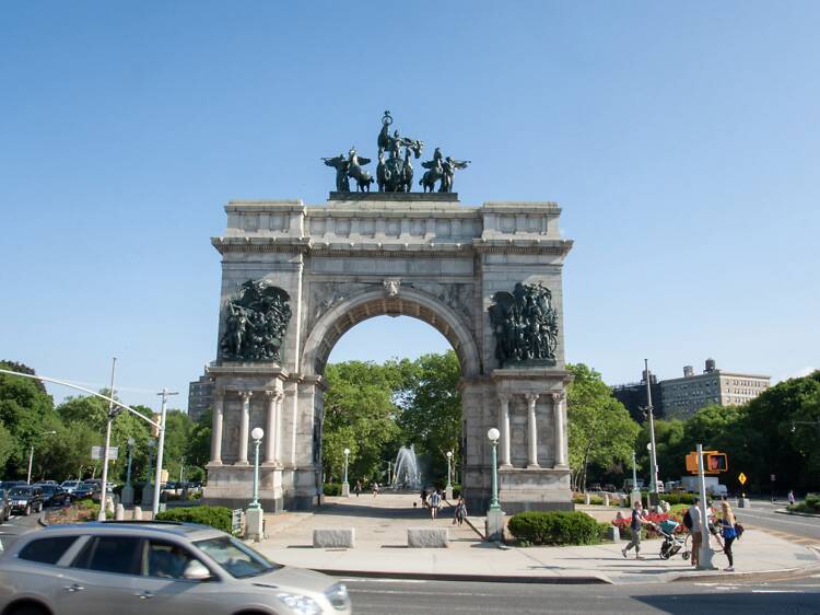 NYC officials want to connect the Grand Army Plaza arch to Prospect Park and ban cars in the area