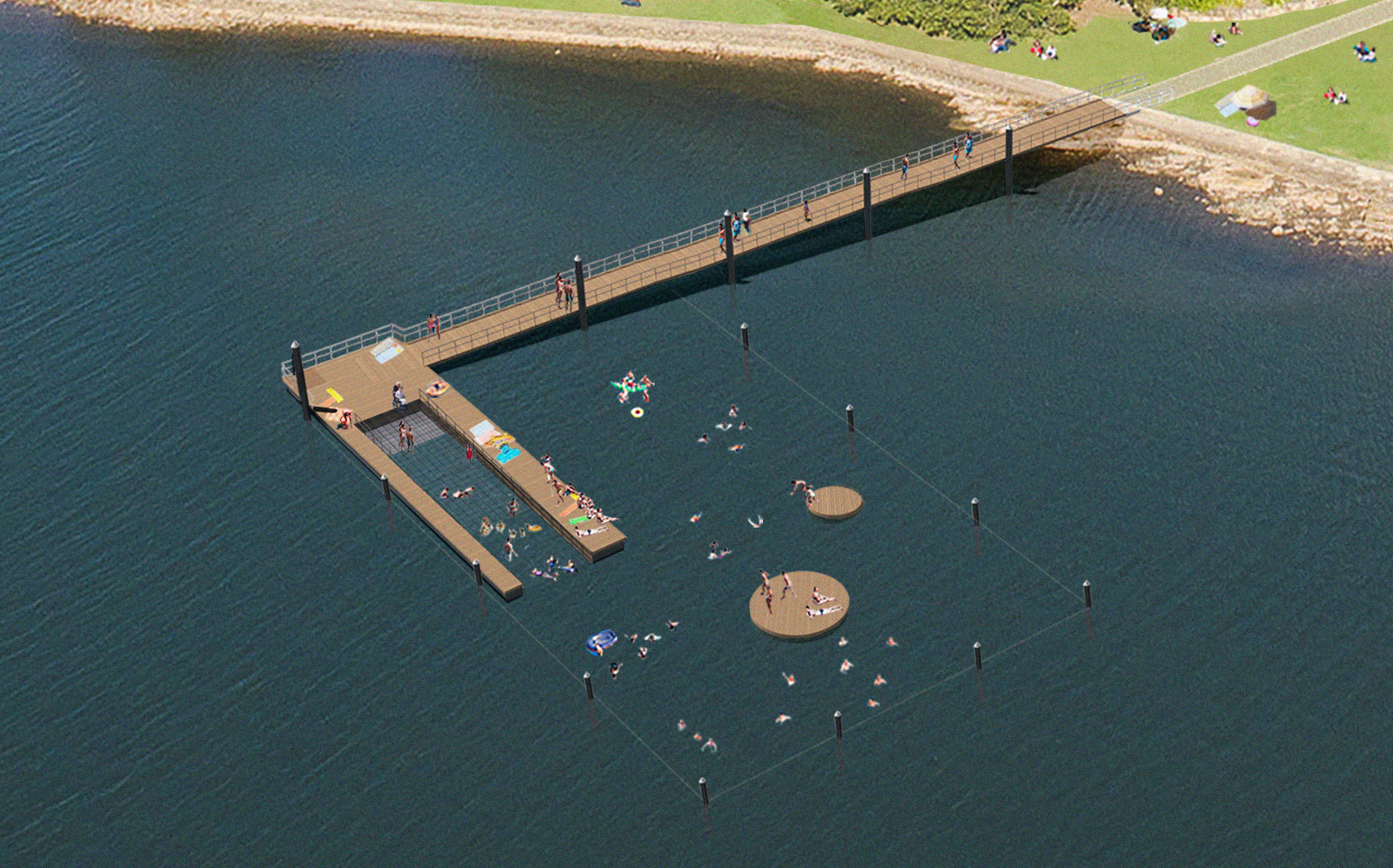 timeout.com - Winnie Stubbs - Sydney's new harbourside swimming spot is coming to life - with construction officially underway