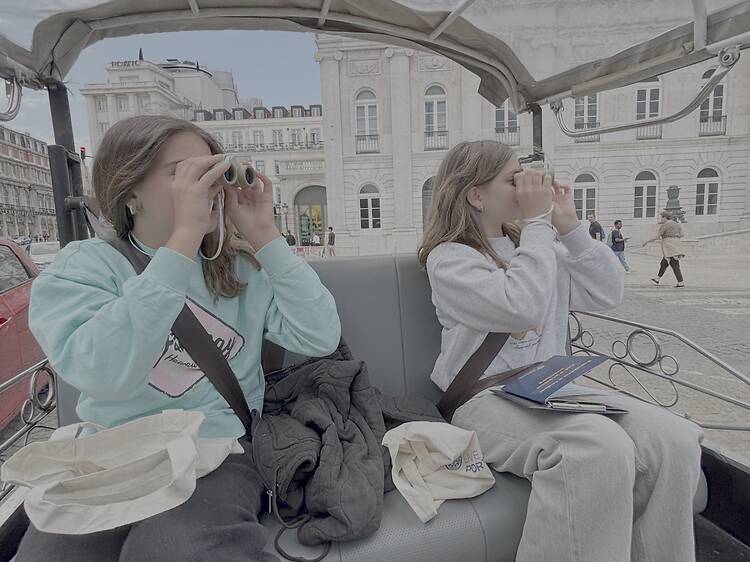 Andar num tuk tuk em família Andar num tuk tuk em família