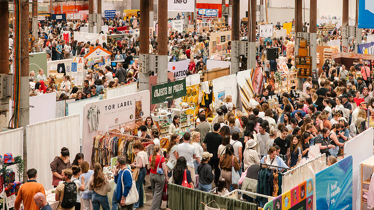 people at Finders Keepers Market