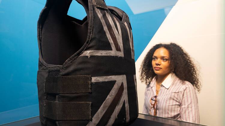 Stormzy's stab-proof vest exhibited in 'The Music Is Black’ exhibition at V&A East