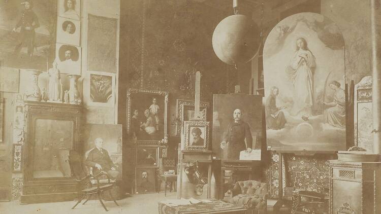 Estudio de Federico de Madrazo en Madrid. © Museo Nacional del Prado