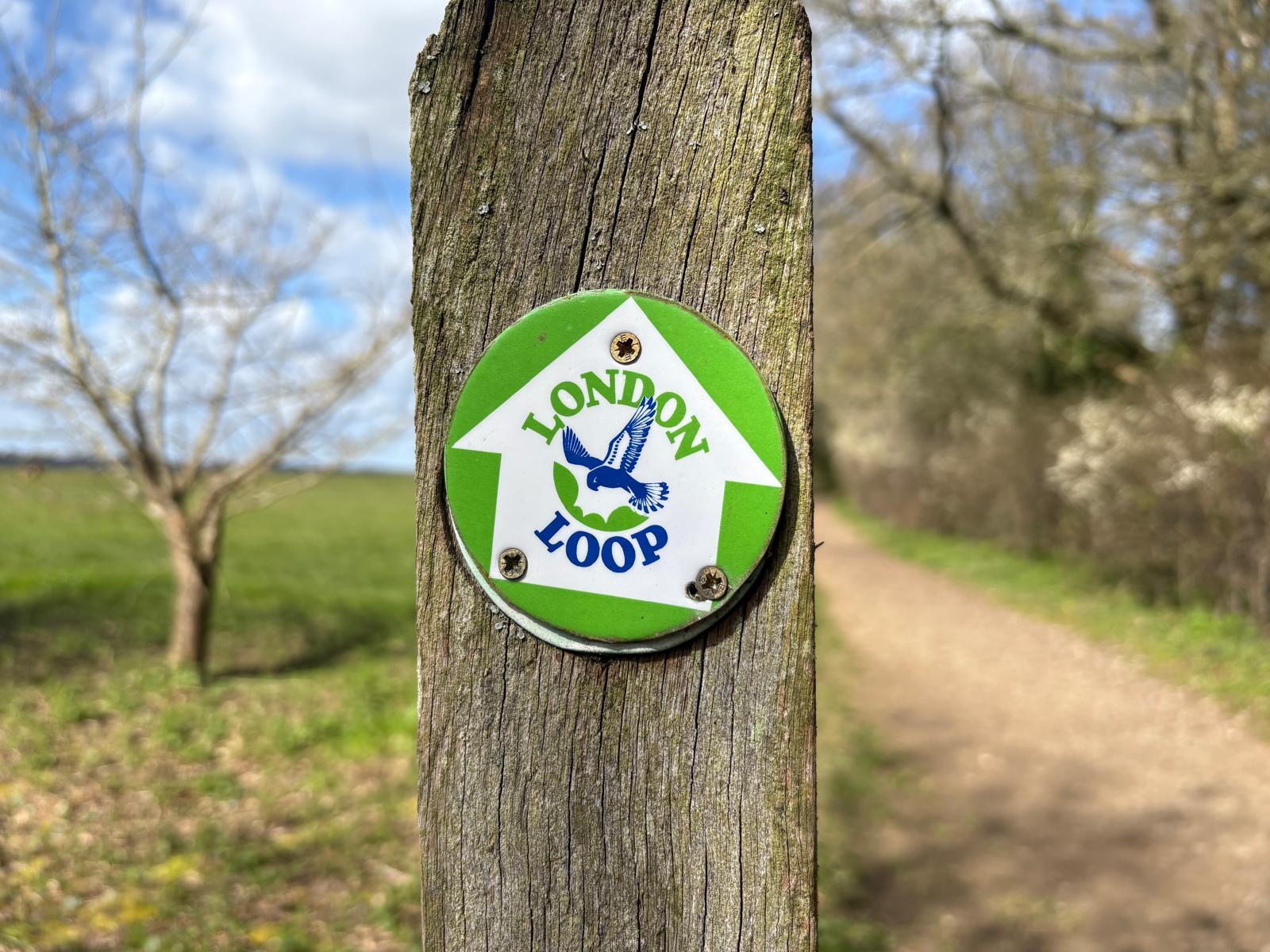 A London Loop signpost 
