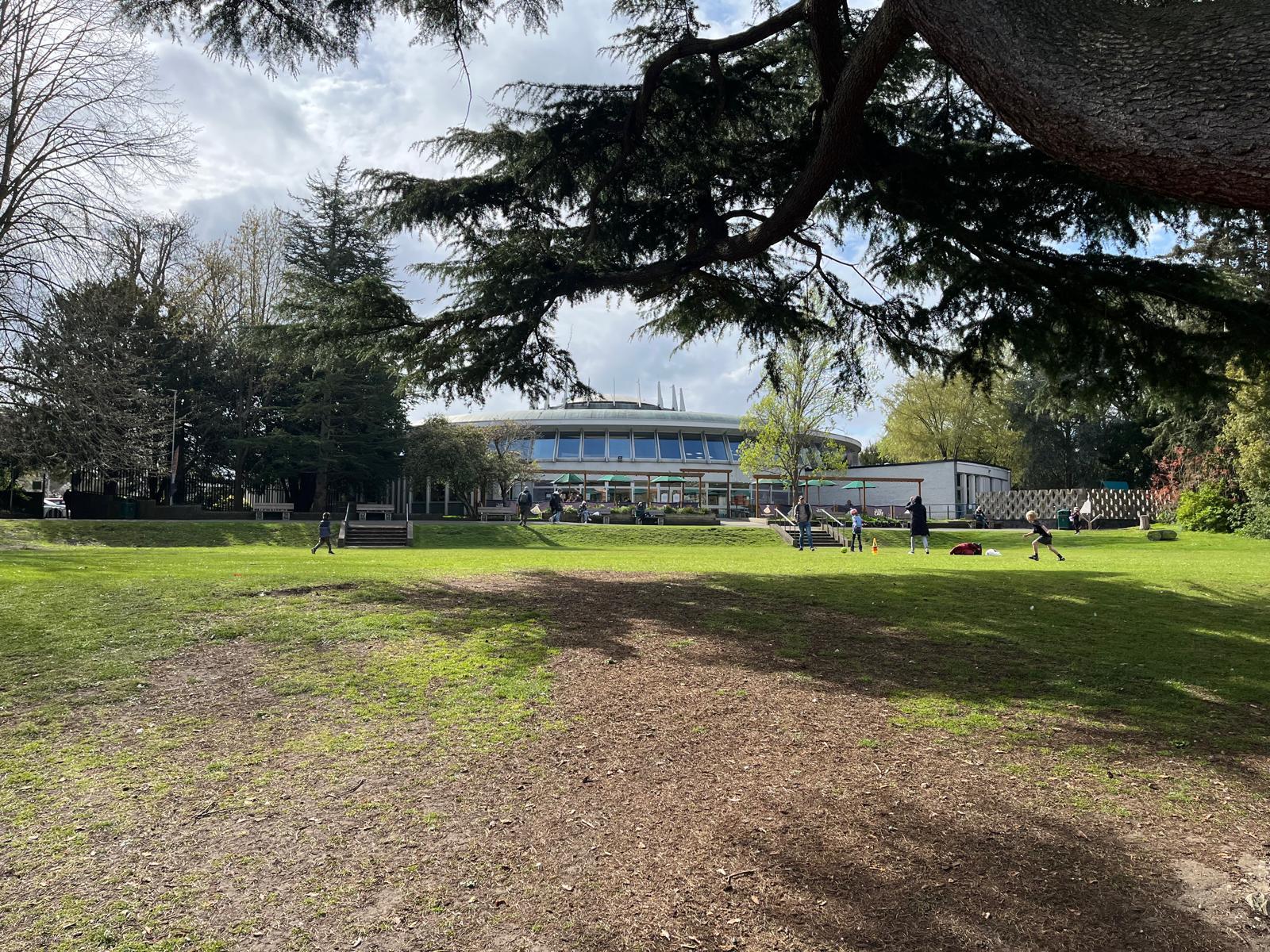 Bourne Hall in Ewell, south London