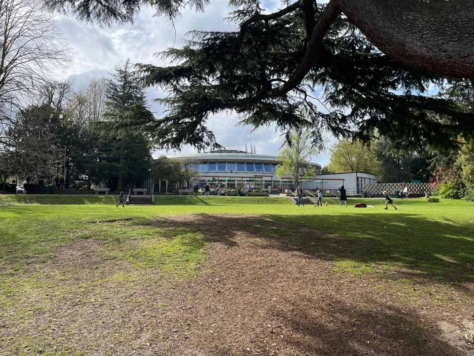 Bourne Hall in Ewell, south London