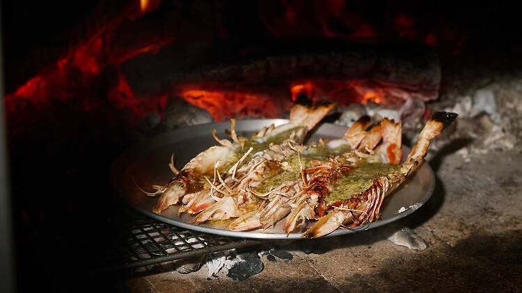 Prawns at Bar Sophia.