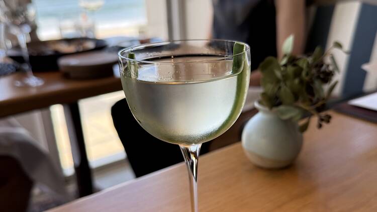 A cocktail at Bathers’ Pavilion