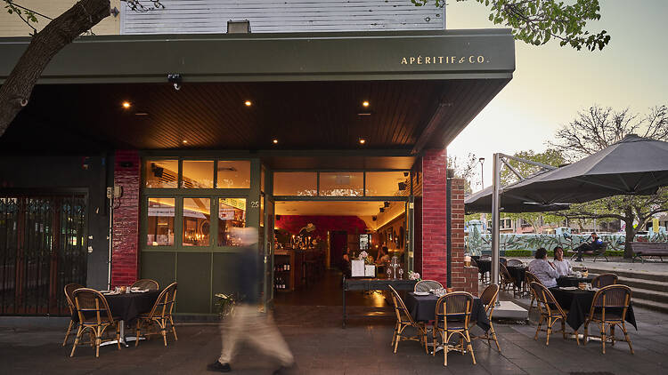 Out the front of Apéritif & Co