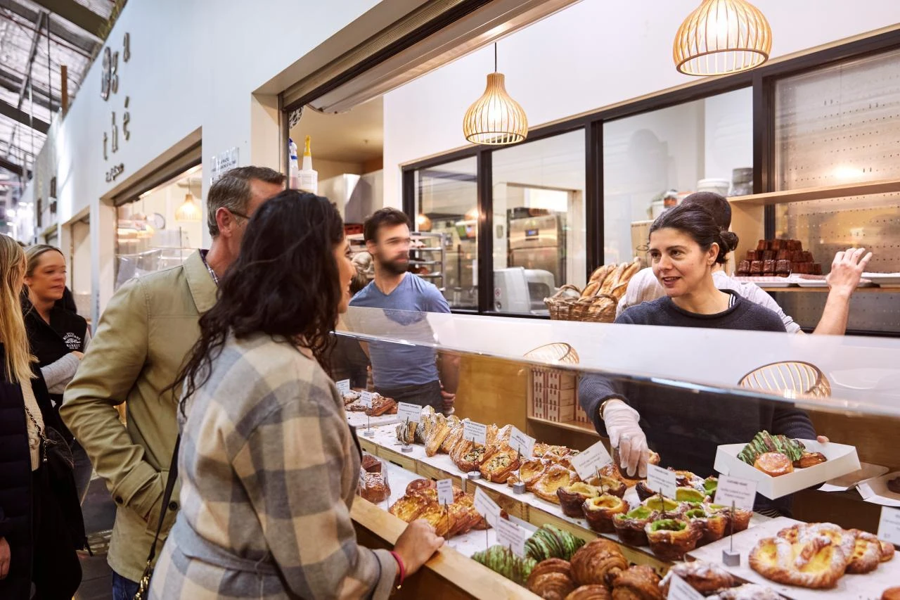 Bakery with customers